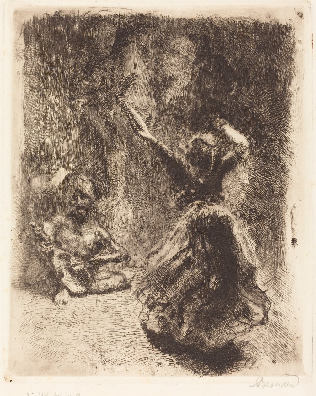 Tanjore táncosa La bayadère de Tanjore, 1914. alkotó: Paul Albert Besnard