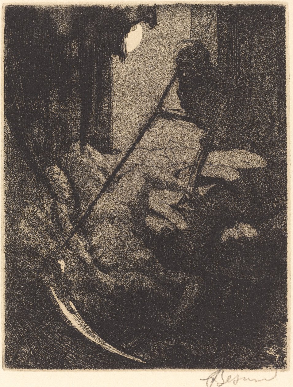 The Mystery Le mystère, 1900. alkotó: Paul Albert Besnard