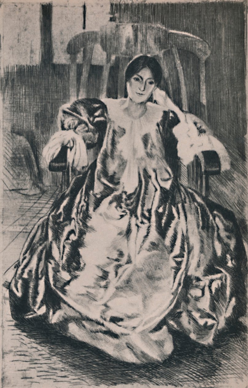 A selyemruha, 1887, 1946 alkotó: Paul Albert Besnard