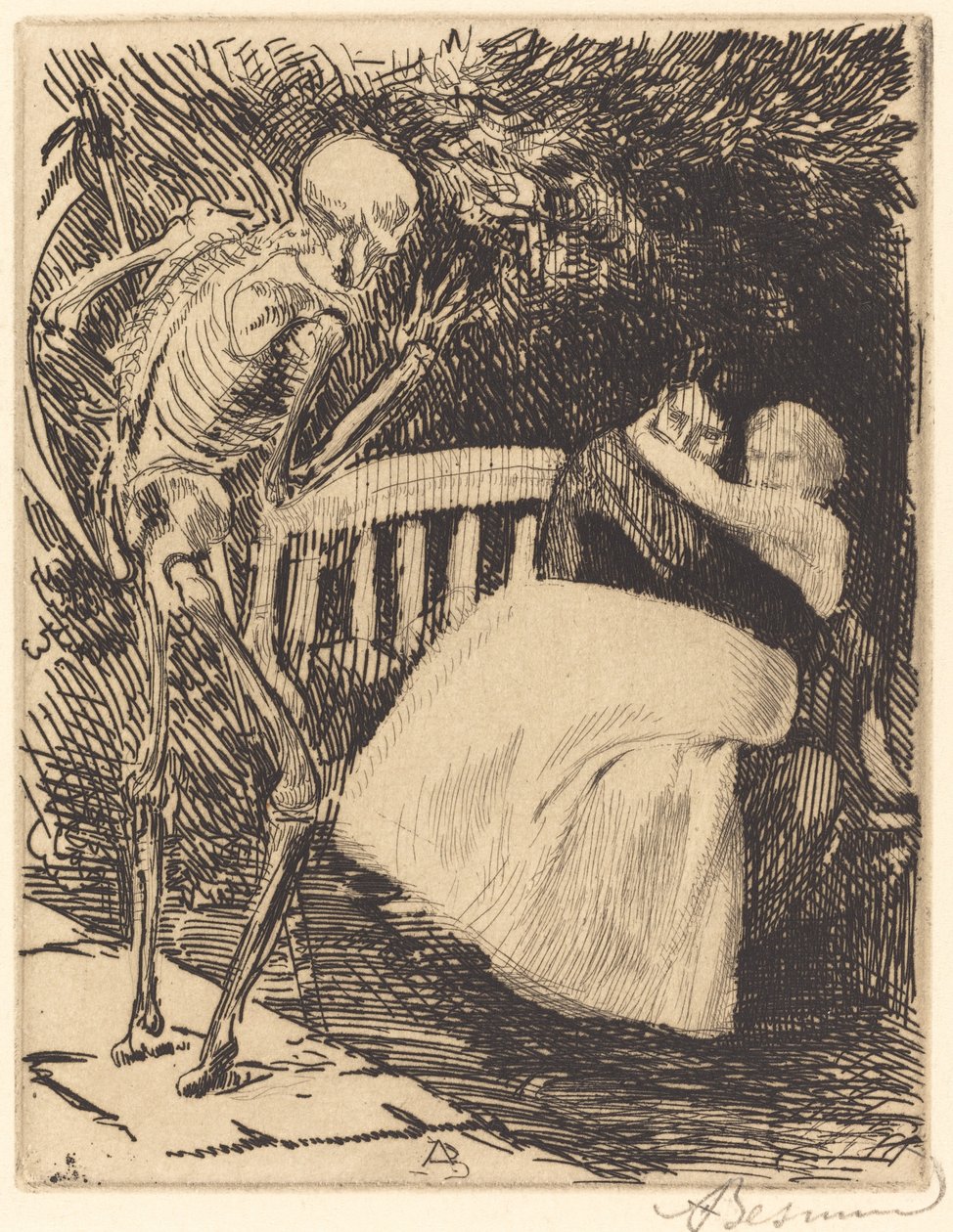 A figyelmeztetés A figyelmeztetés, 1900. alkotó: Paul Albert Besnard