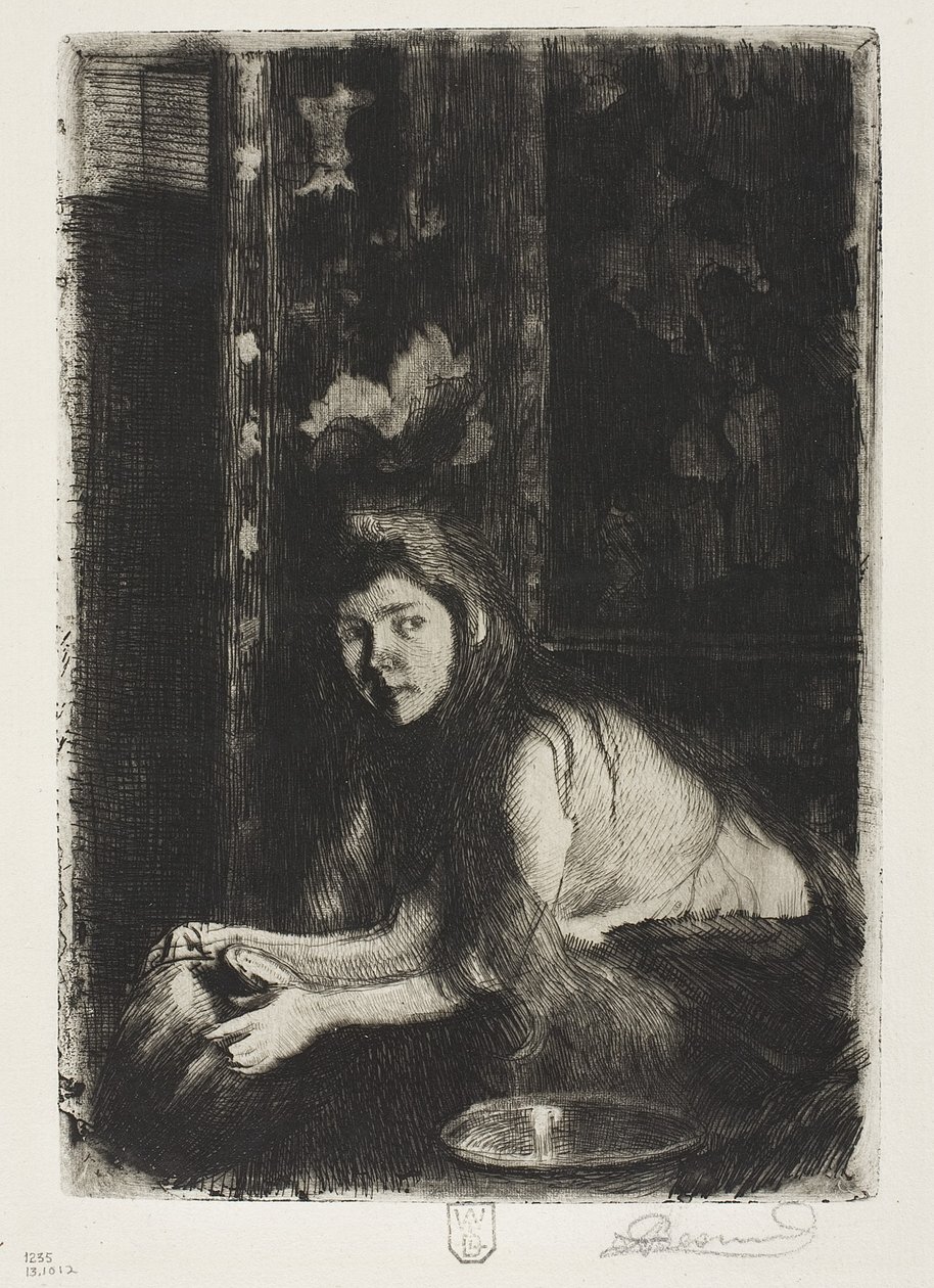 Nő vázával, 1894 alkotó: Paul Albert Besnard