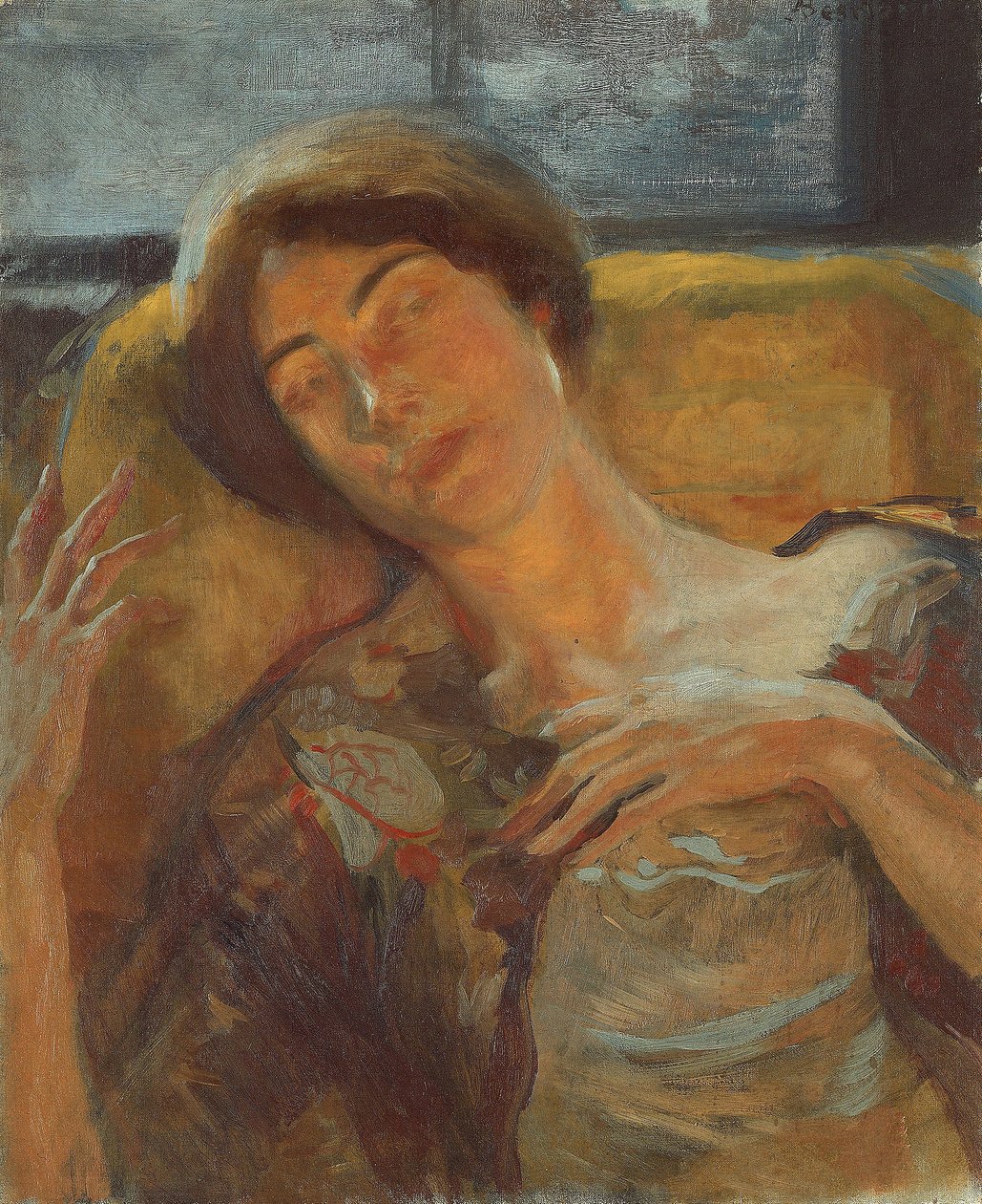 Női fej, 1890 körül alkotó: Paul Albert Besnard