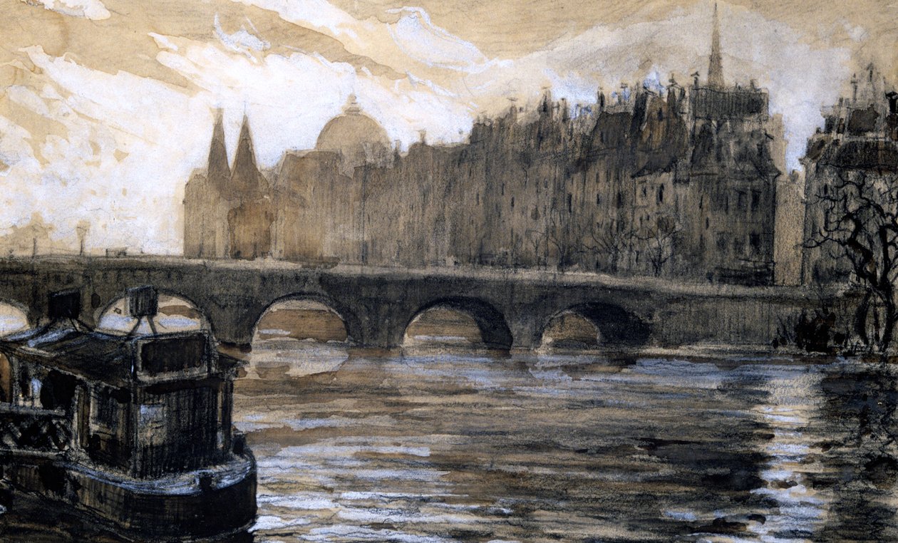 „Szajna Párizsban”, XX. század alkotó: Paul Ambroise Valery