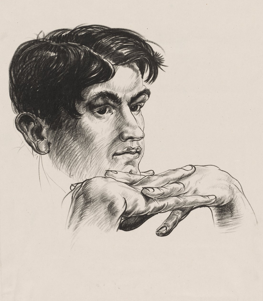 Férfi feje alkotó: Paul B. Travis