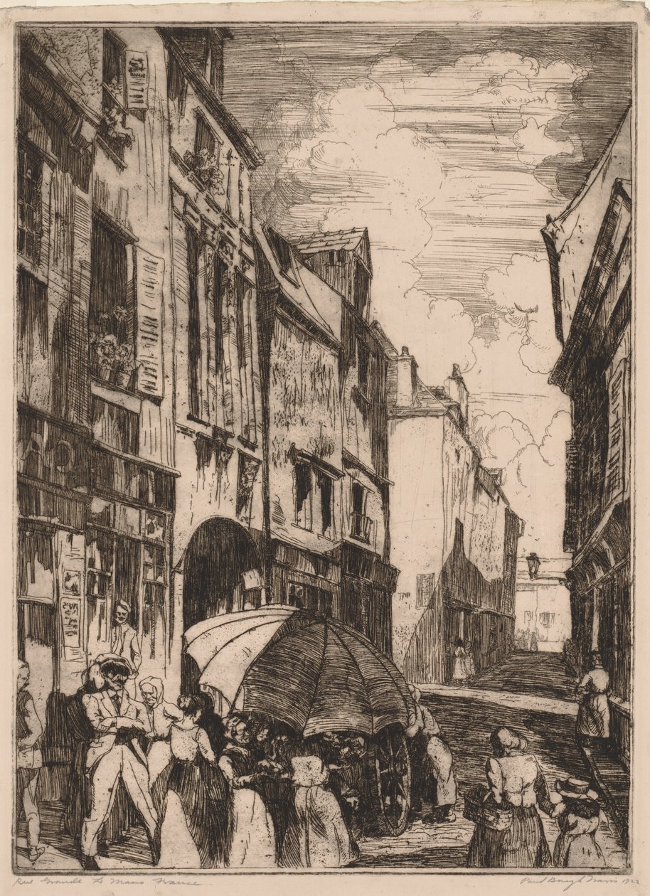 Rue Grande, Le Mans, Franciaország alkotó: Paul B. Travis