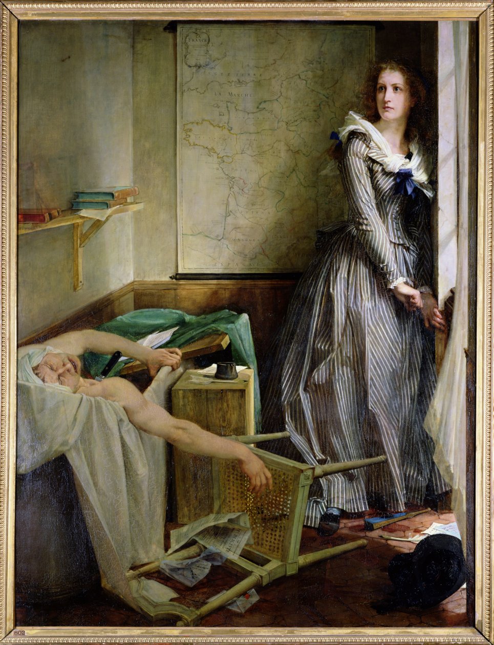 Charlotte Corday (1768-93) portréja alkotó: Paul Baudry