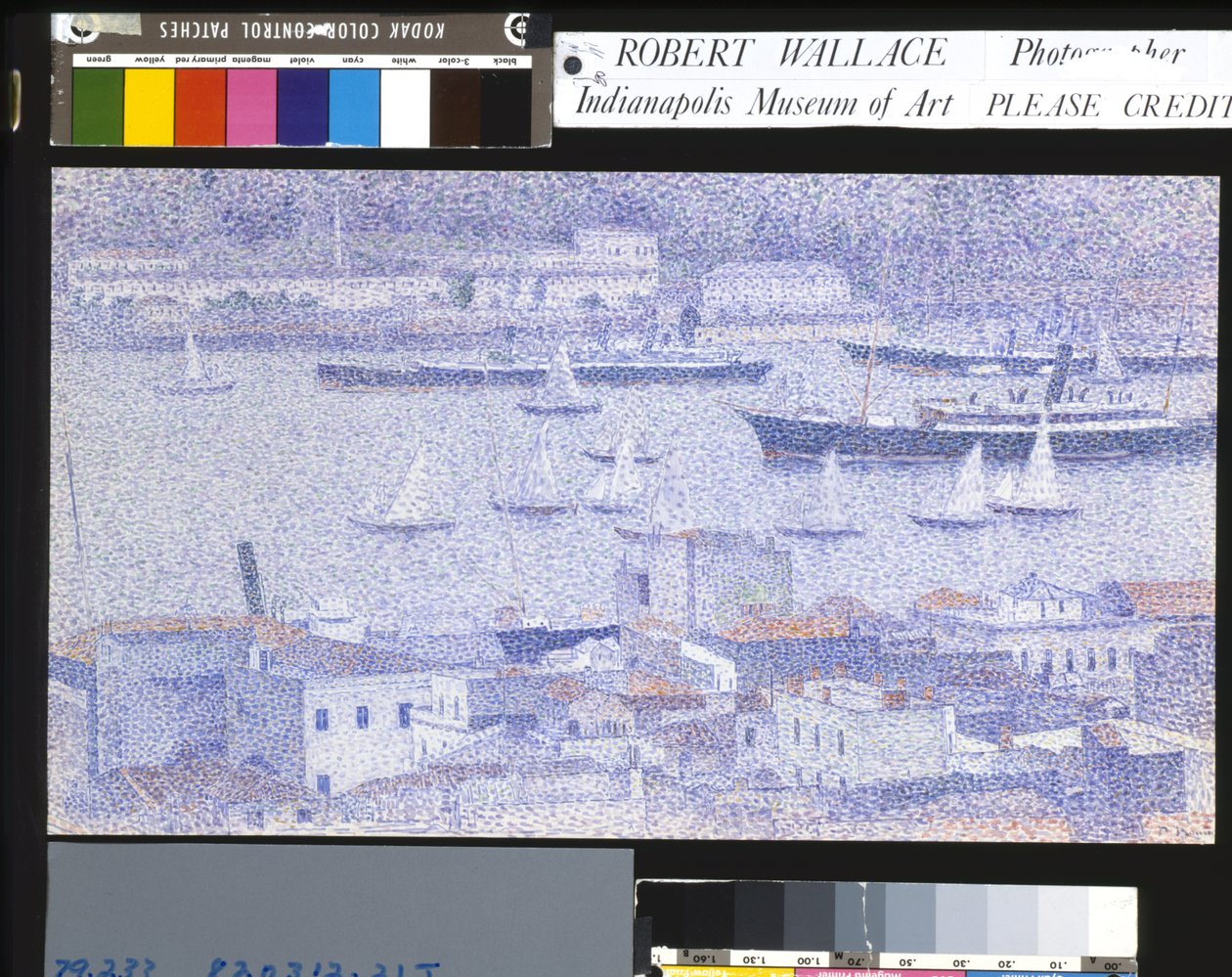 Konstantinápoly, The Boats (akvarell és ceruza krémszínű papíron) alkotó: Paul Baum