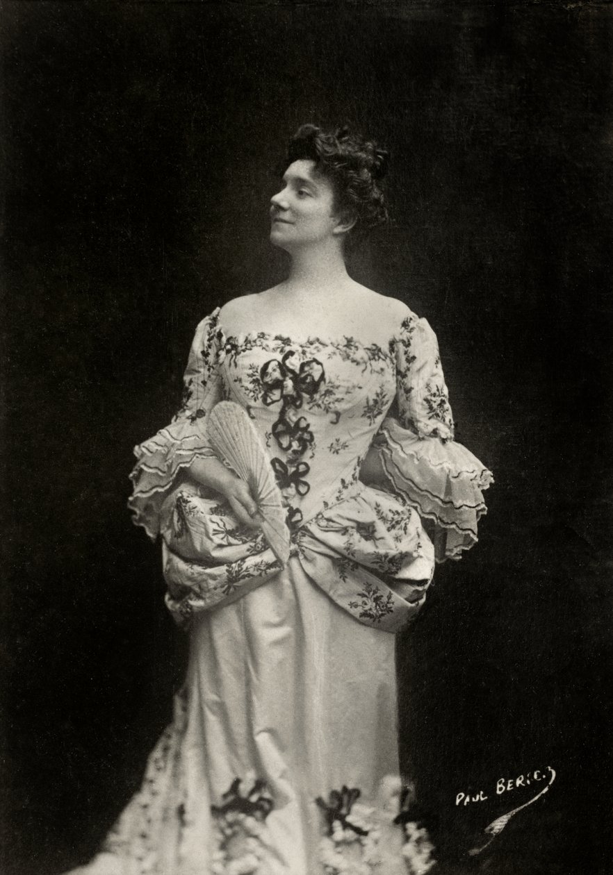 Yvette Guilbert francia művész portréja ( 1865) alkotó: Paul Berger