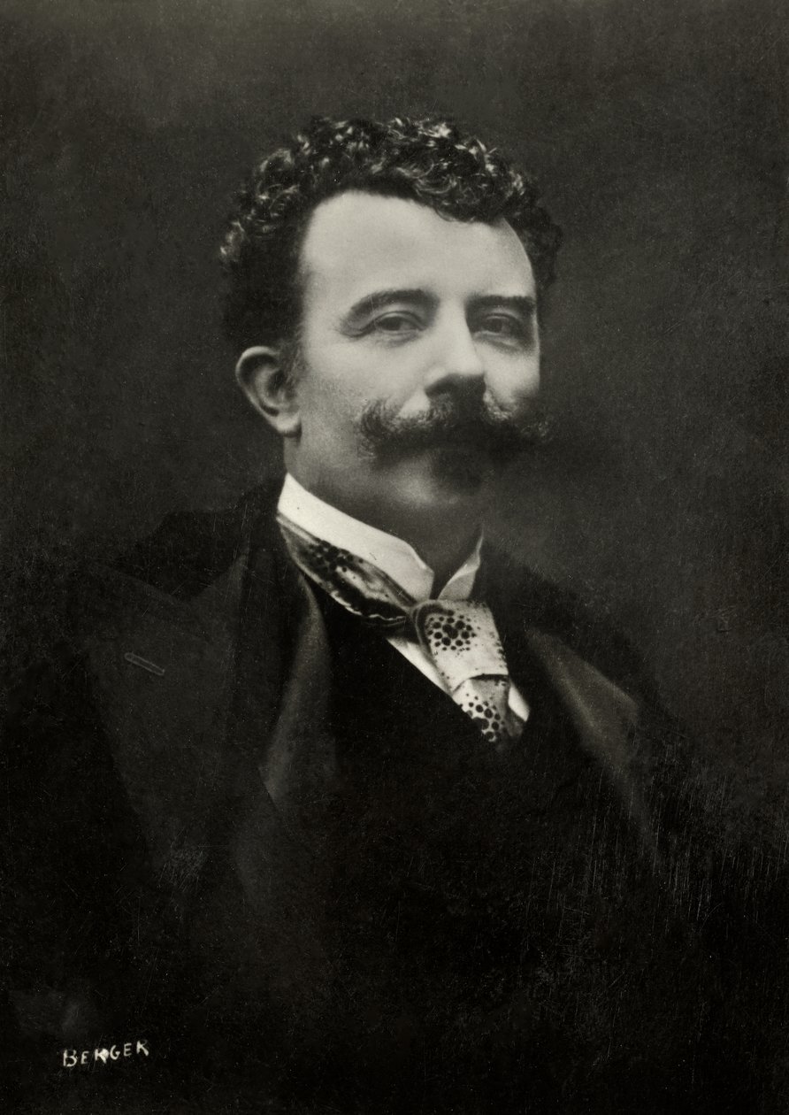 Az író felicien Champsaur portréja ( 1859) alkotó: Paul Berger