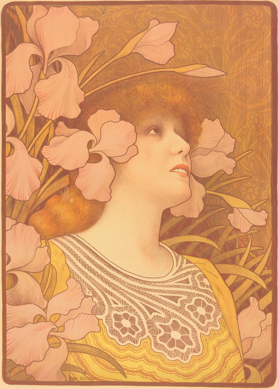 Sarah Bernhardt, mint Melisande alkotó: Paul Berthon