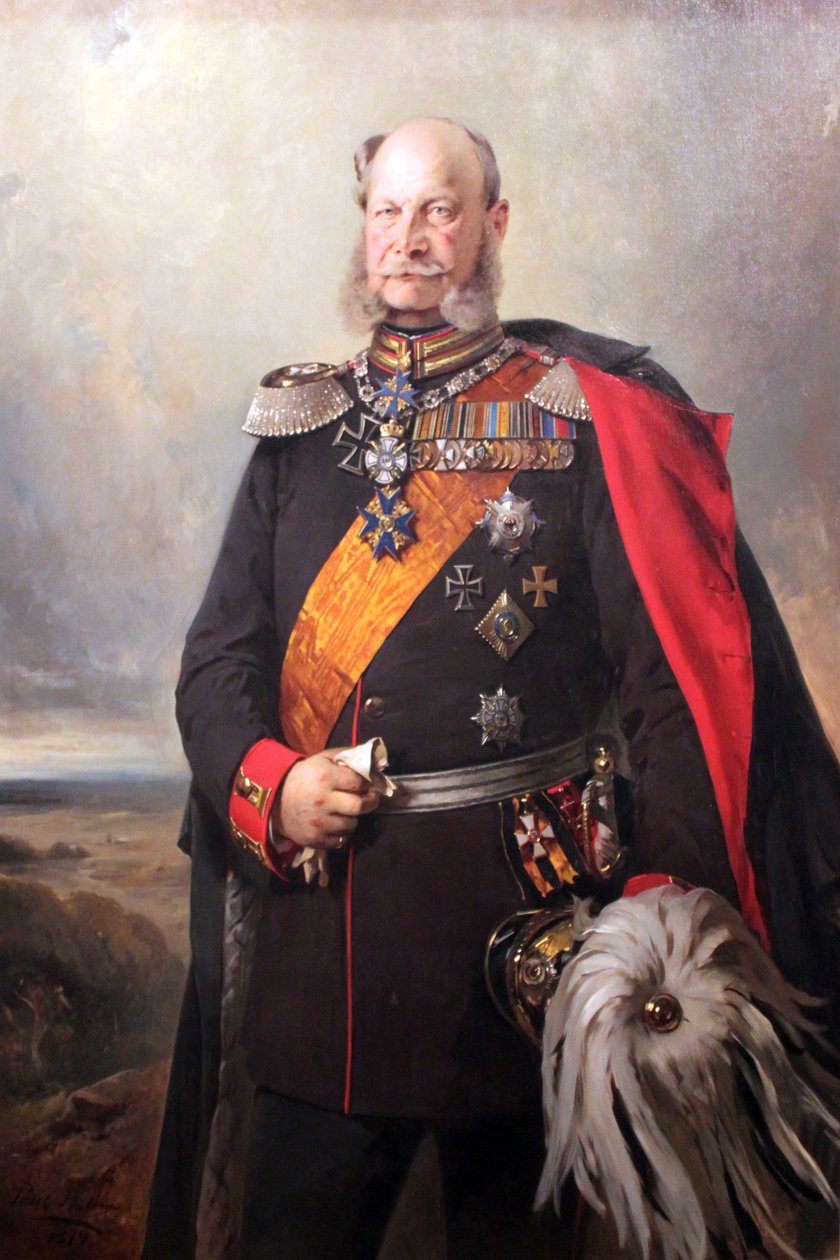 Német: I. Wilhelm, a Német Birodalom császára alkotó: Paul Bulow