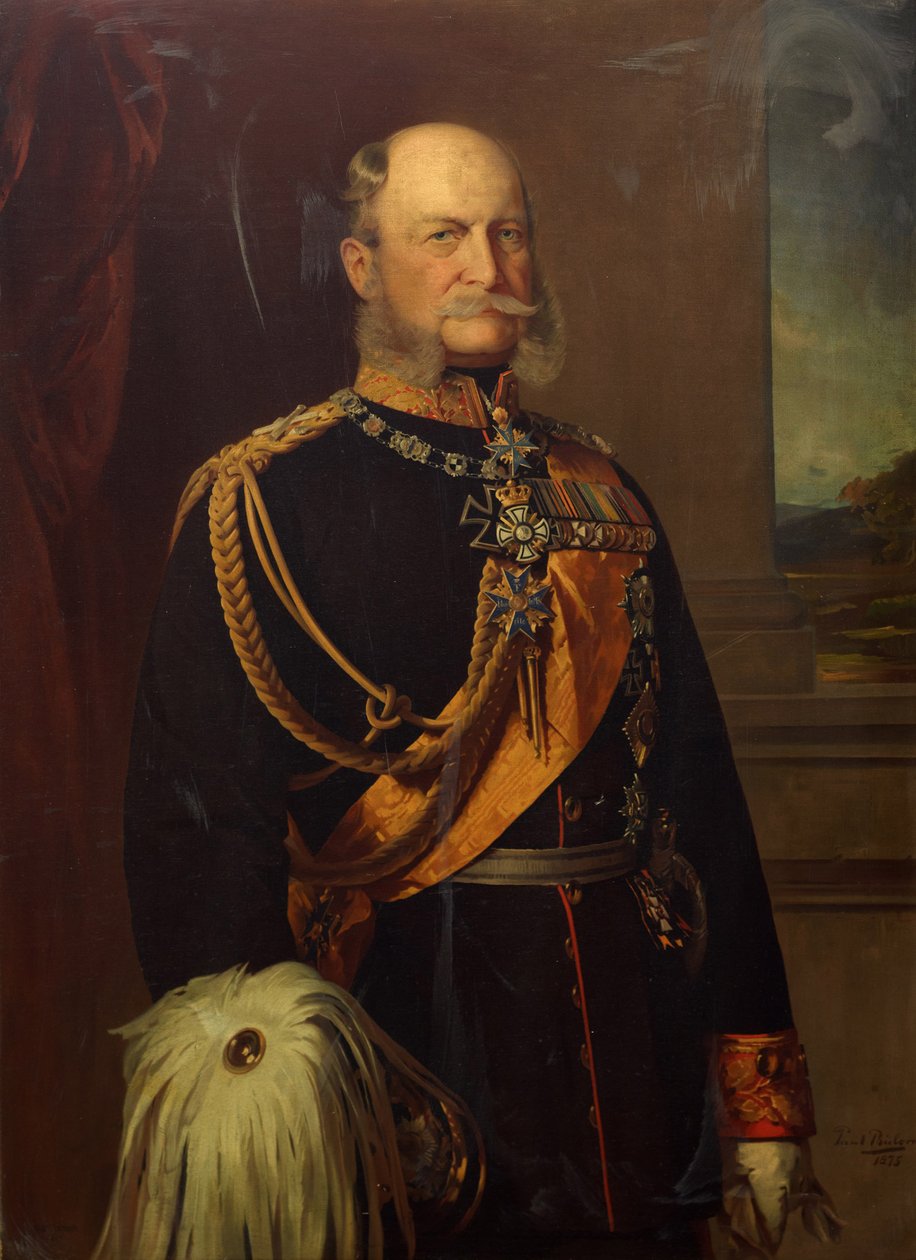 Német: I. Wilhelm, a Német Birodalom császára alkotó: Paul Bulow