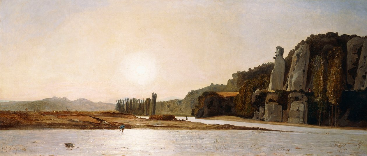 Napkelte a Durance partján Mirabeau-ban, 1865 alkotó: Paul Camille Guigou