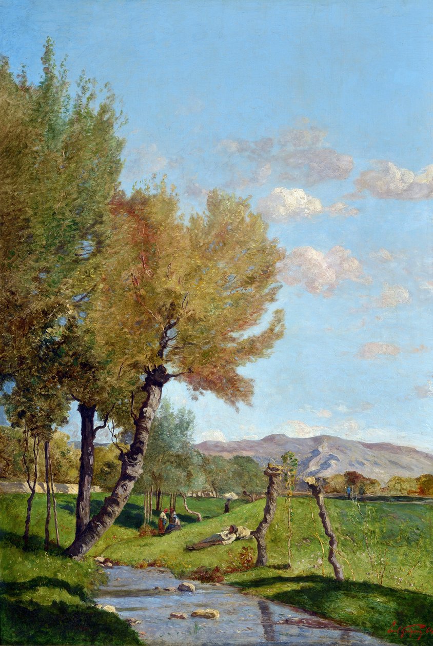 A nagy fűz (olaj, vászon) alkotó: Paul Camille Guigou