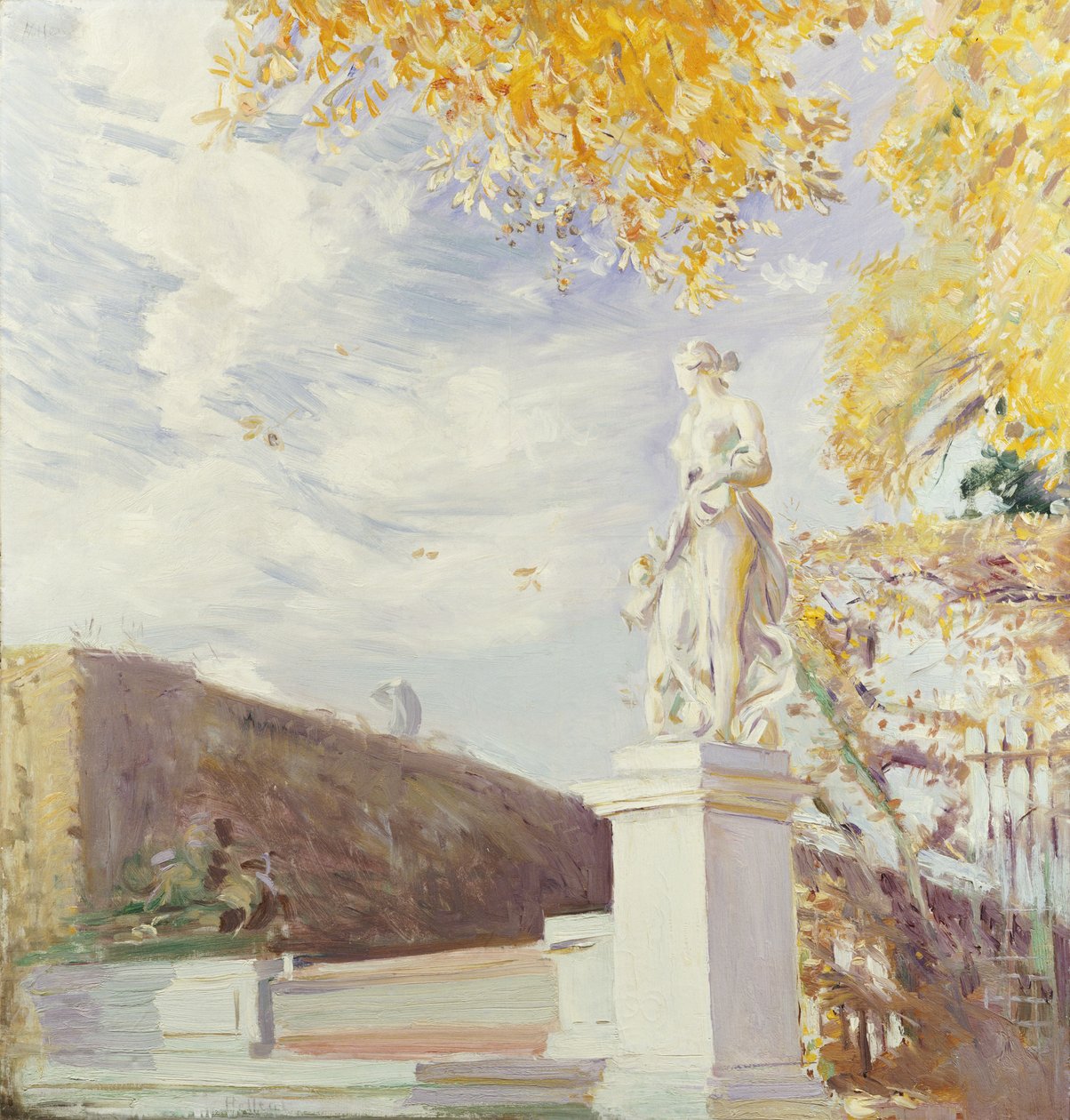 Vénusz-szobor a Versailles-i kertben, 1896 alkotó: Paul Cesar Helleu