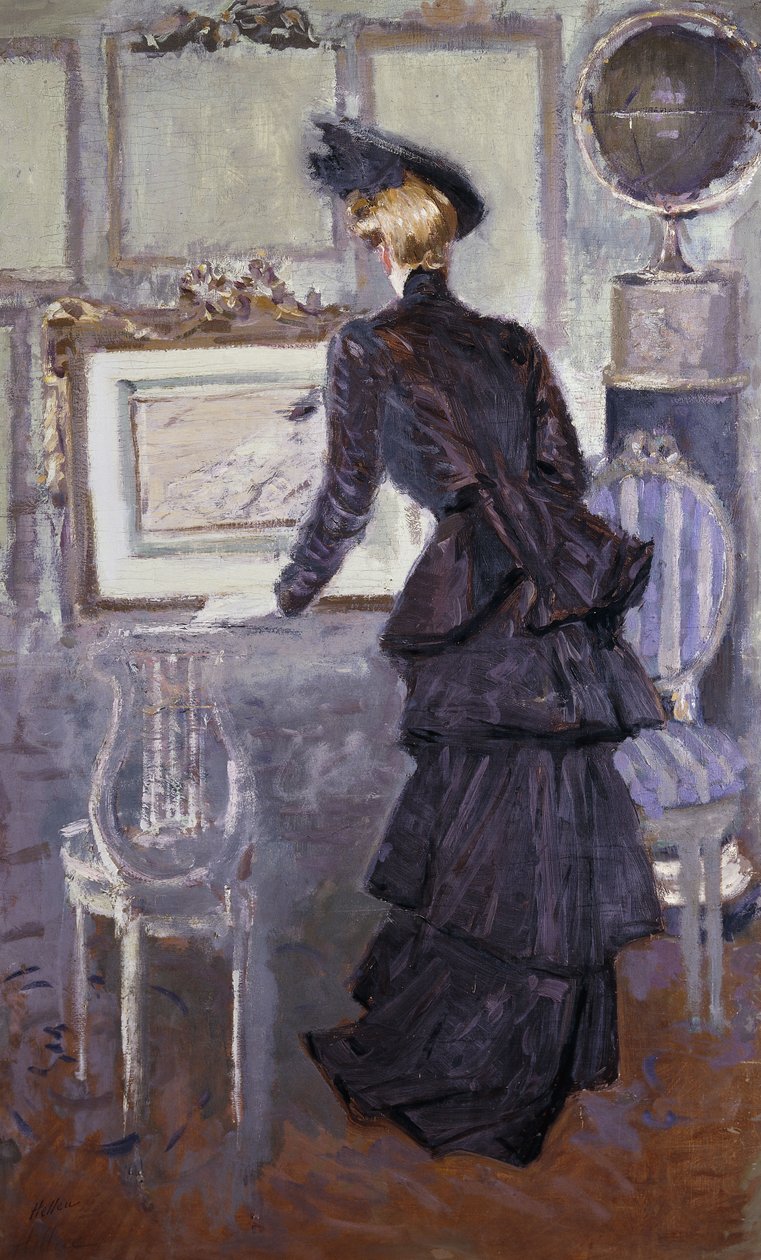 Daisy, Pless hercegnője a Művész Stúdiójában, 1907 alkotó: Paul Cesar Helleu