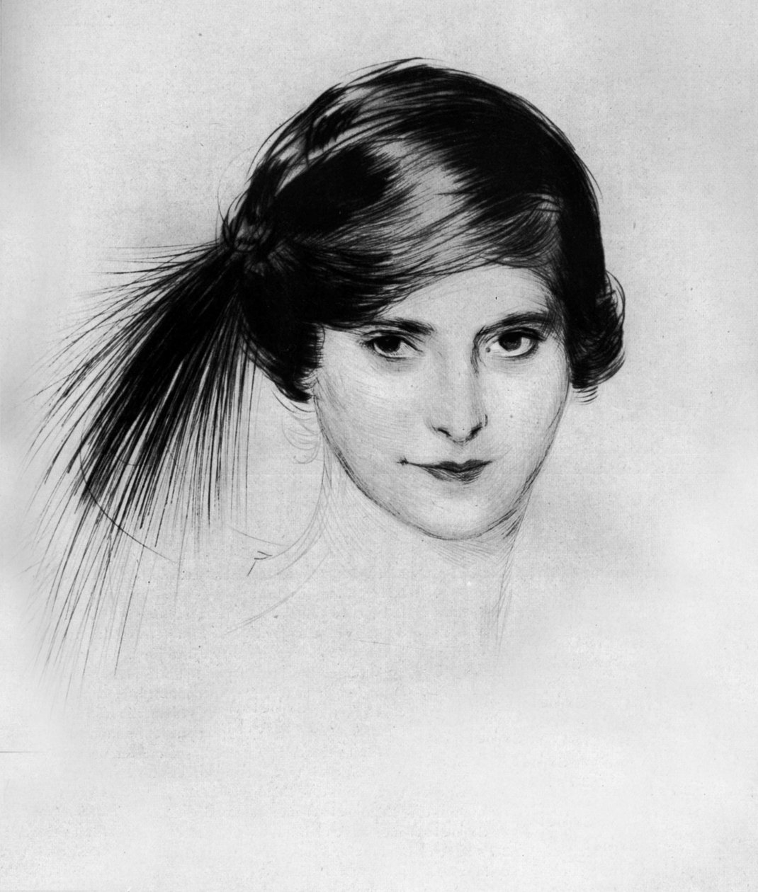 Helena Rubinstein portréja a "Le theatre" magazinból 1912 májusában alkotó: Paul Cesar Helleu
