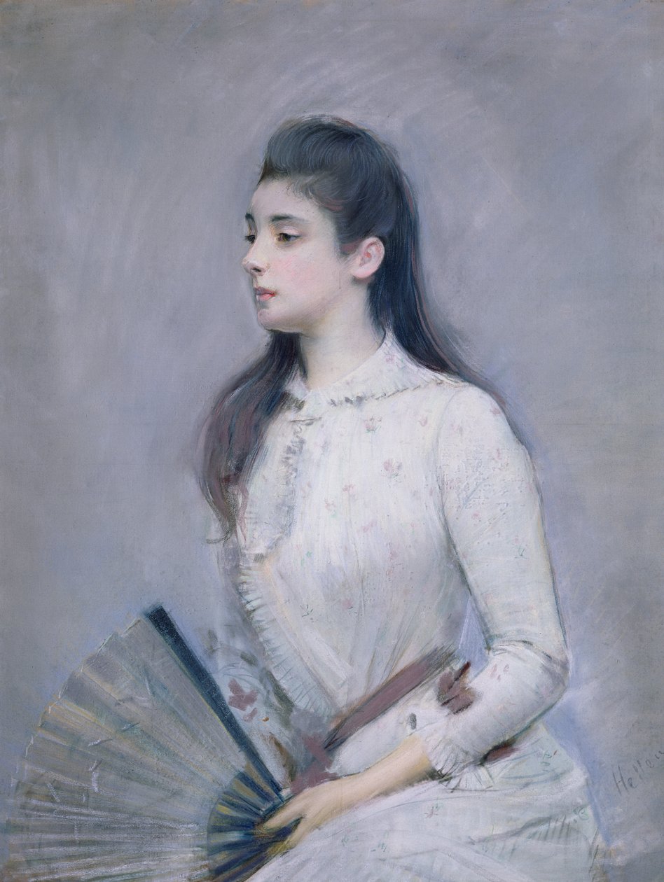 Marie Jeanne Gouzien portréja, 18889 (pasztell, papíron) alkotó: Paul Cesar Helleu