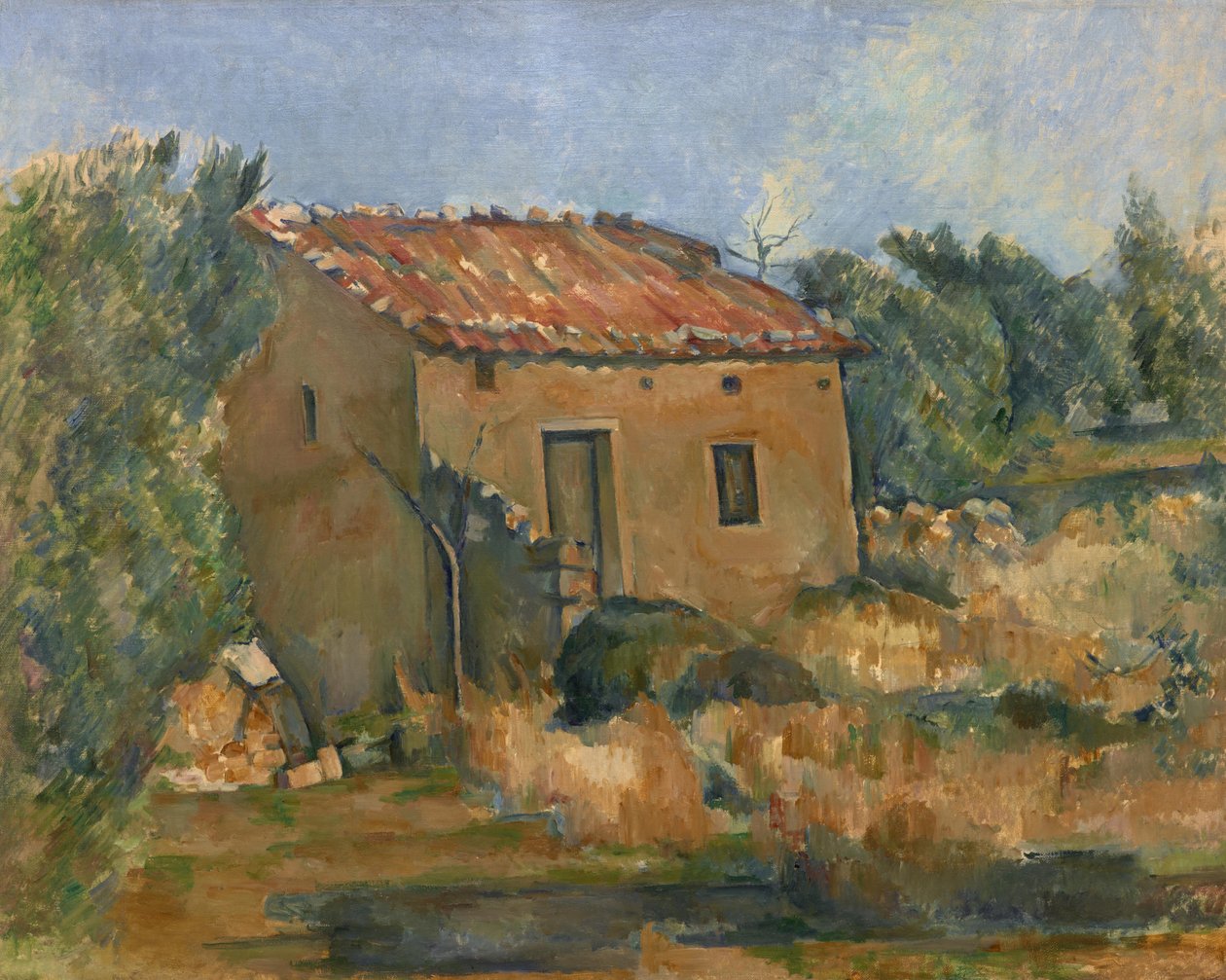 Elhagyott ház Aix-en-Provence közelében alkotó: Paul Cézanne