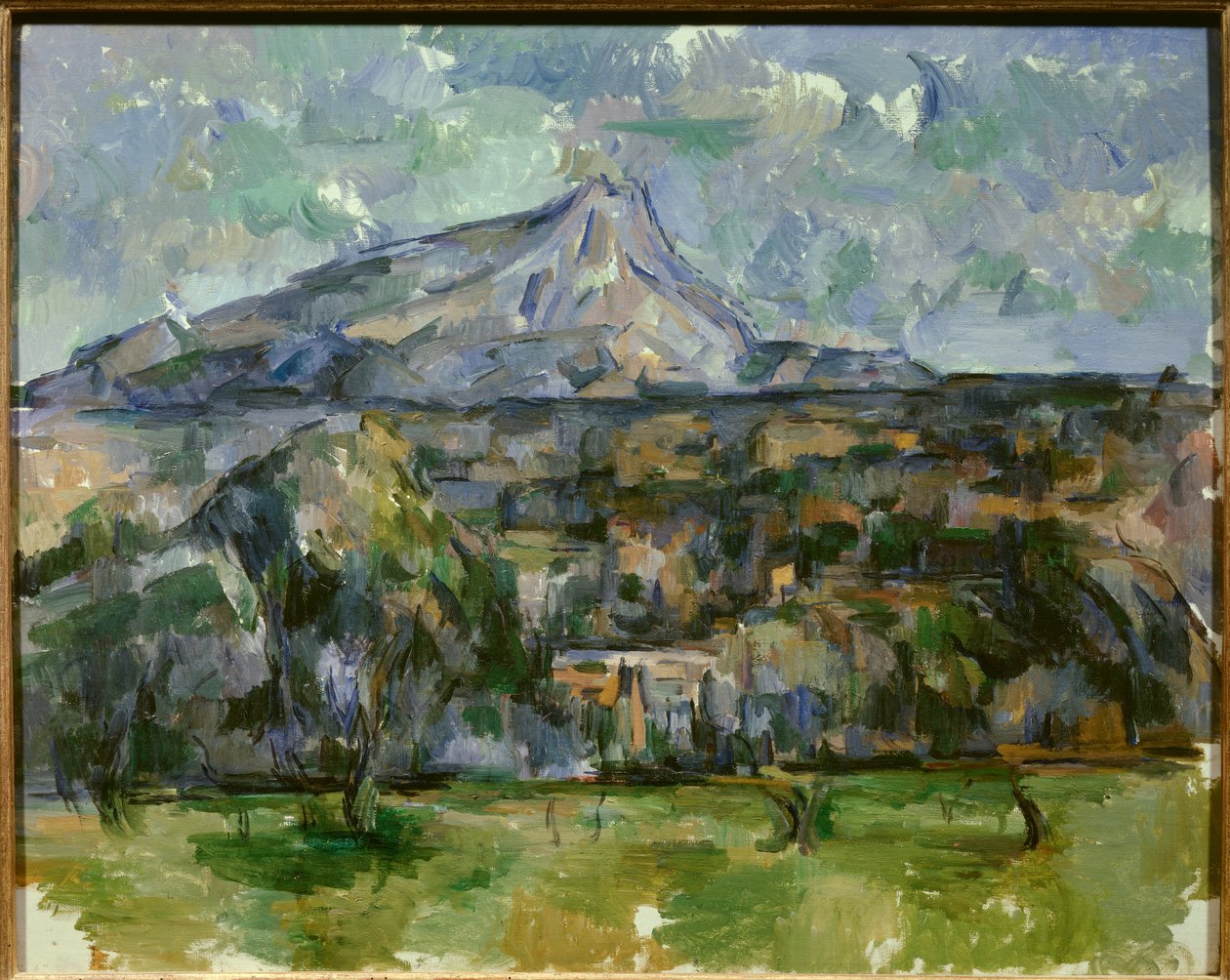 Szent Győzelem Hegy. Paul Cezanne (1839-1906) festménye alkotó: Paul Cézanne