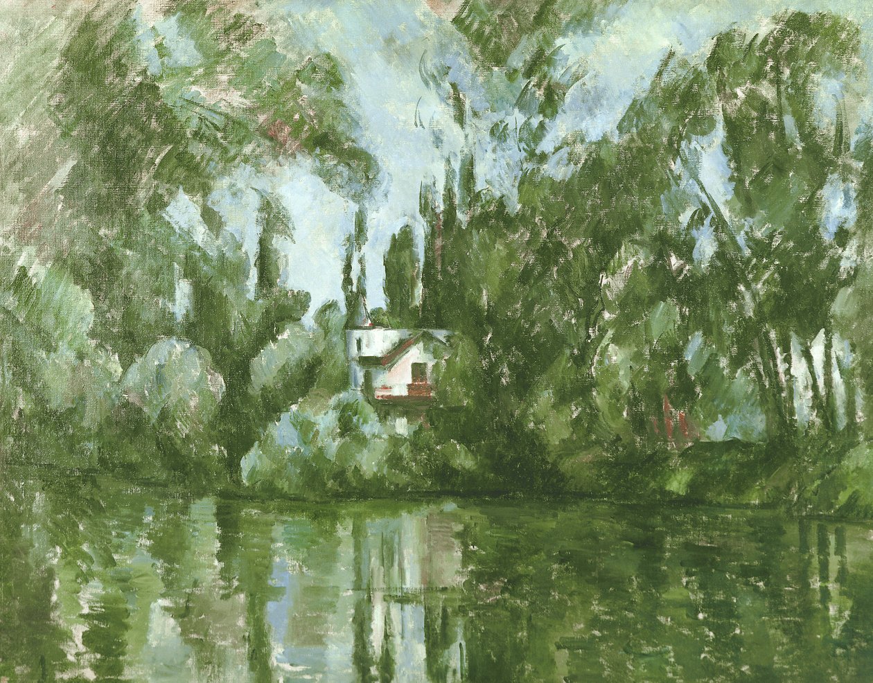 Ház a Marne partján alkotó: Paul Cézanne