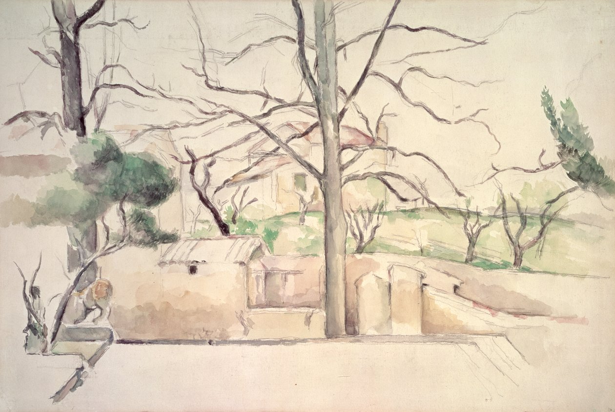 Jas de Bouffan télen alkotó: Paul Cezanne