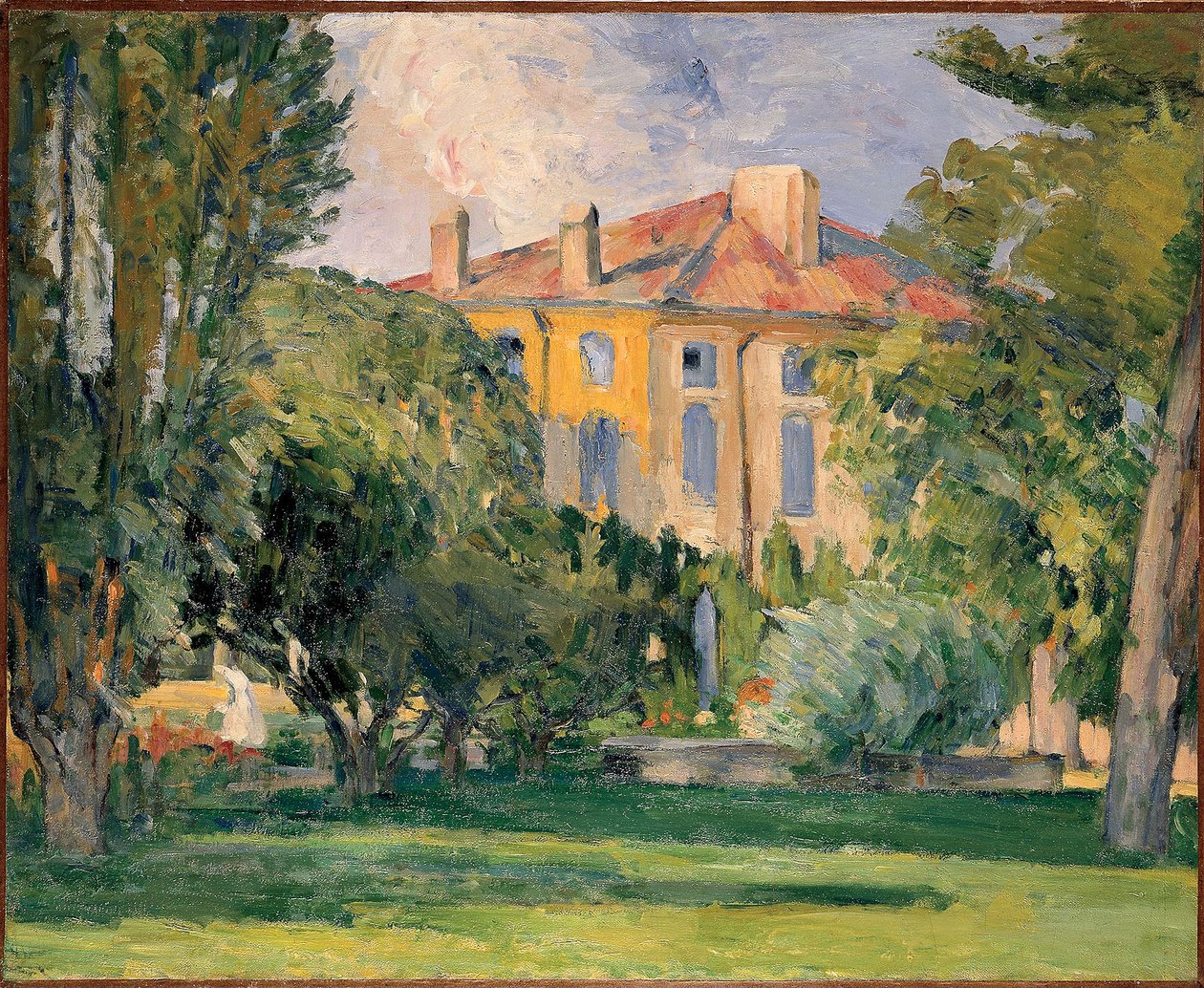 Cezanne, Paul (1839-1906) Jas de Bouffan háza. Olaj, vászon, mérete: 59x71 alkotó: Paul Cézanne