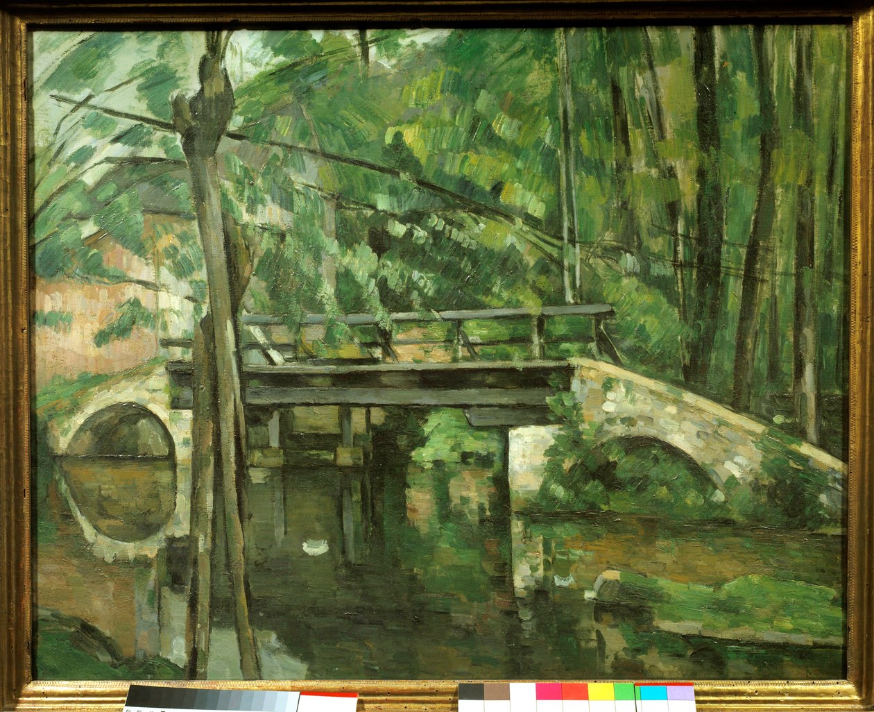 Maincy Bridge vagy „Mency Bridge”. Paul Cezanne (1839-1906) festménye 1879 körül. Mérete 0,58 x 0,72 m. Párizs, Musee d