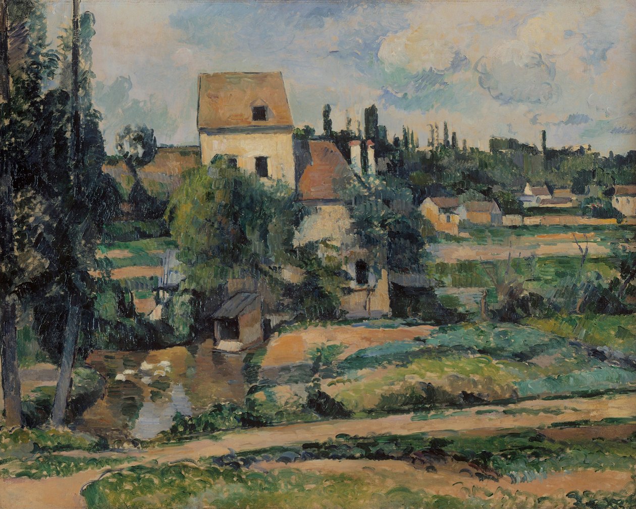 A malom a kígyón Pontoise -ban alkotó: Paul Cézanne