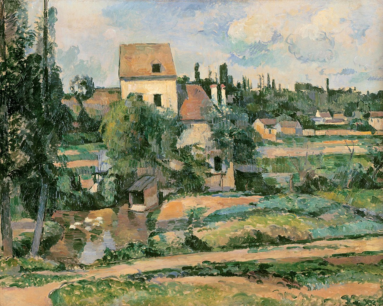 Moulin de la Couleuvre Pontoise-ban alkotó: Paul Cézanne