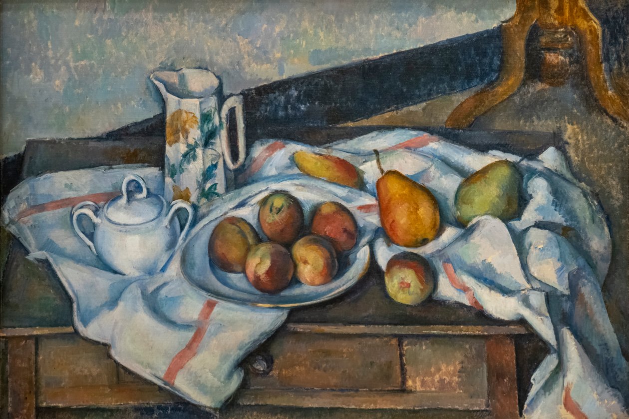 Őszibarack és körte alkotó: Paul Cézanne