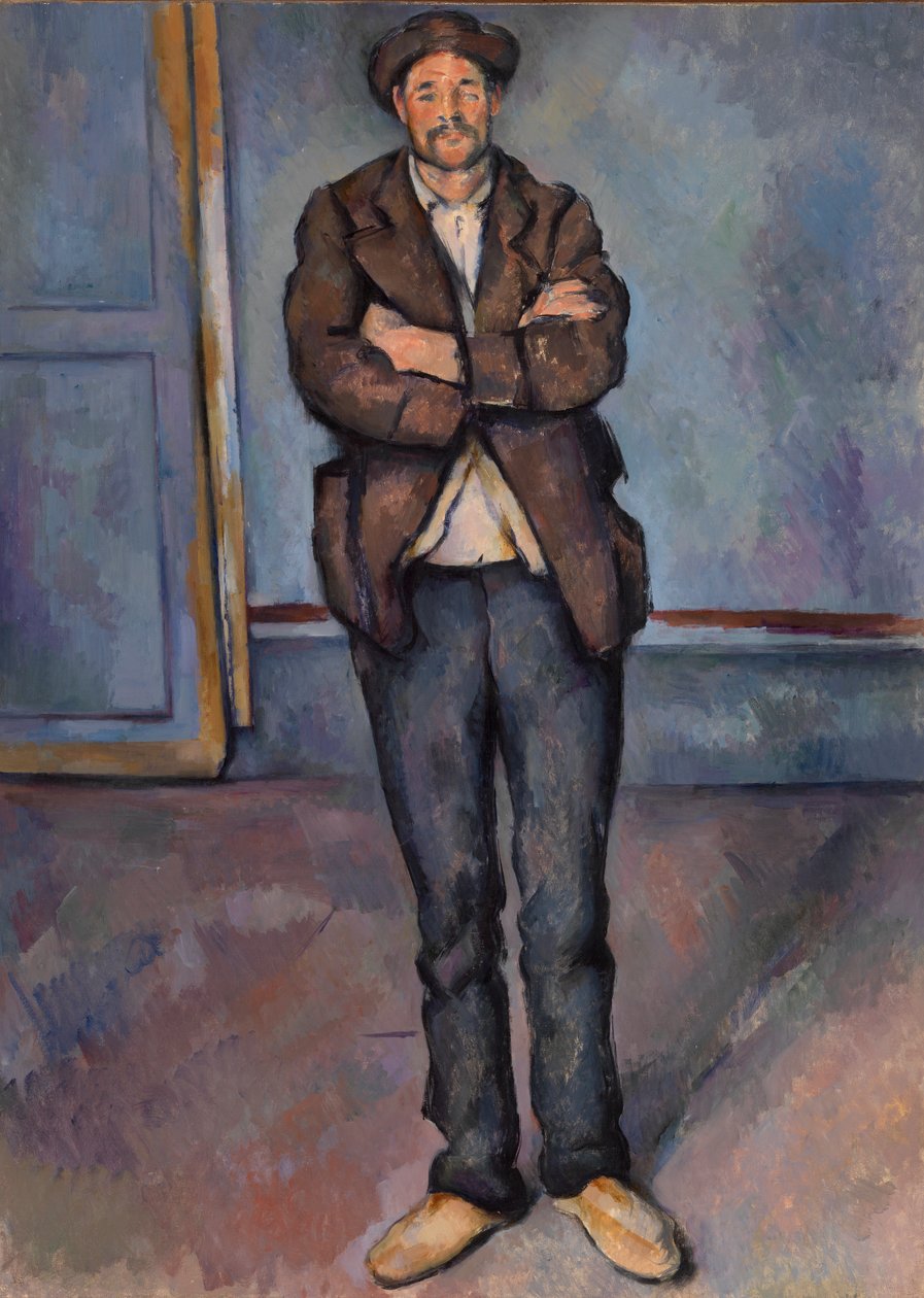 Álló paraszt karba tett kézzel alkotó: Paul Cézanne