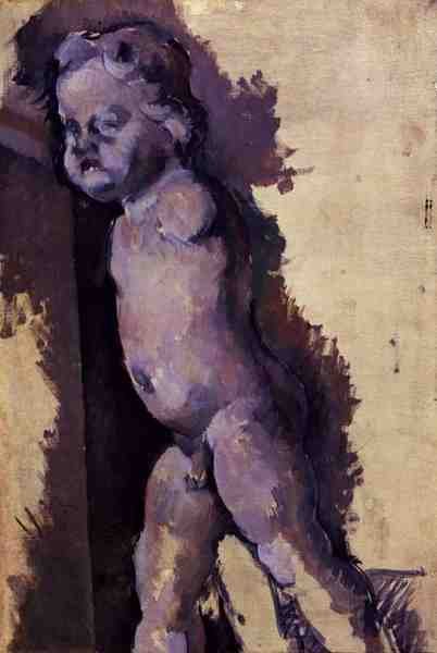Puttó gipszöntvény, 1894-95 körül (olaj, vászon) alkotó: Paul Cézanne