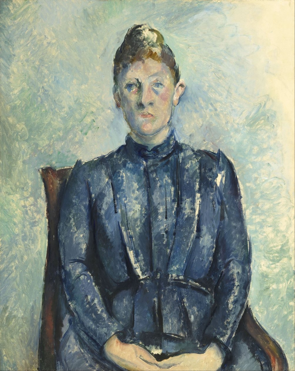 Madame Cézanne portréja alkotó: Paul Cézanne