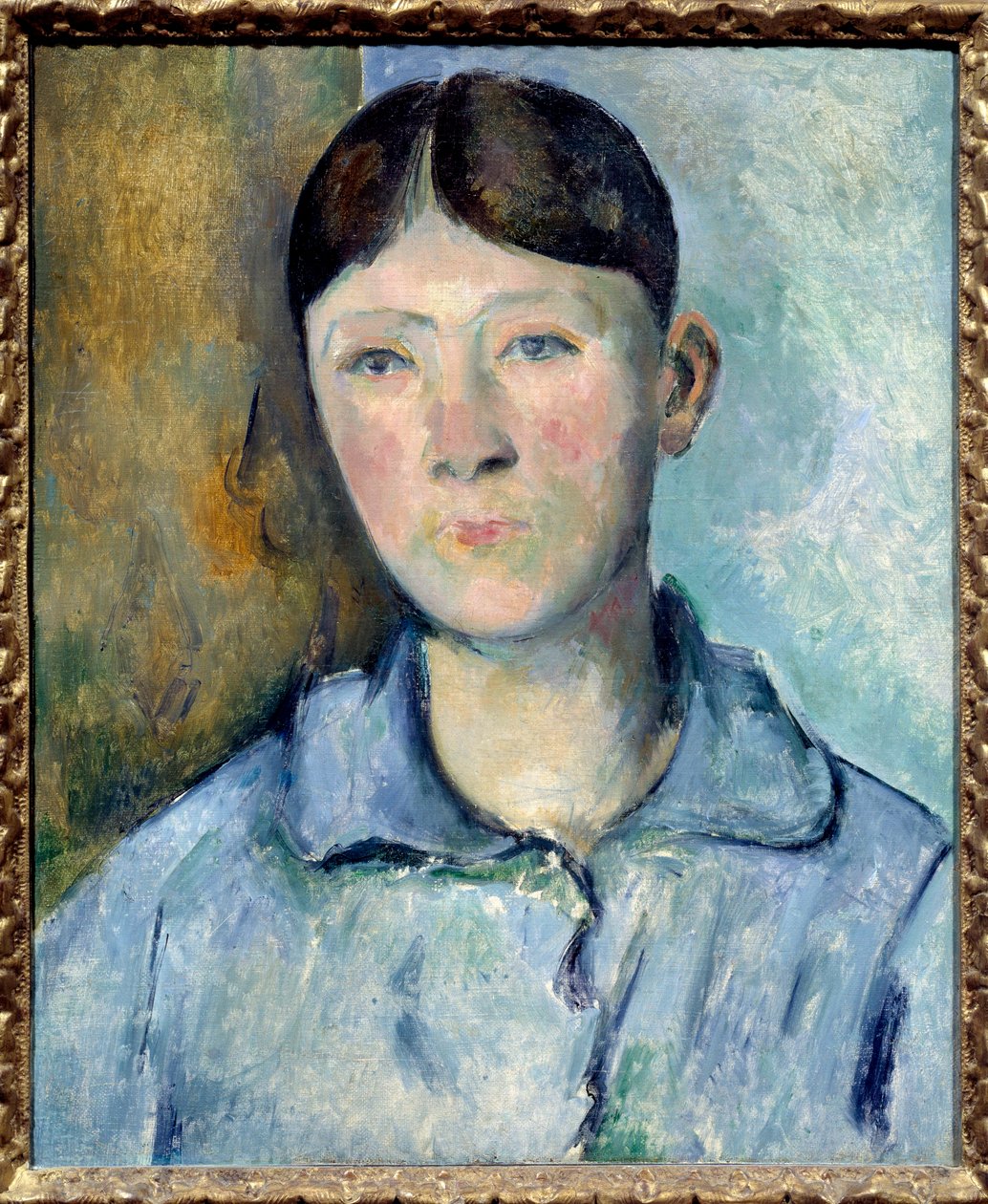 Madame Cezanne portréja (született: Hortense Fiquet alkotó: Paul Cézanne