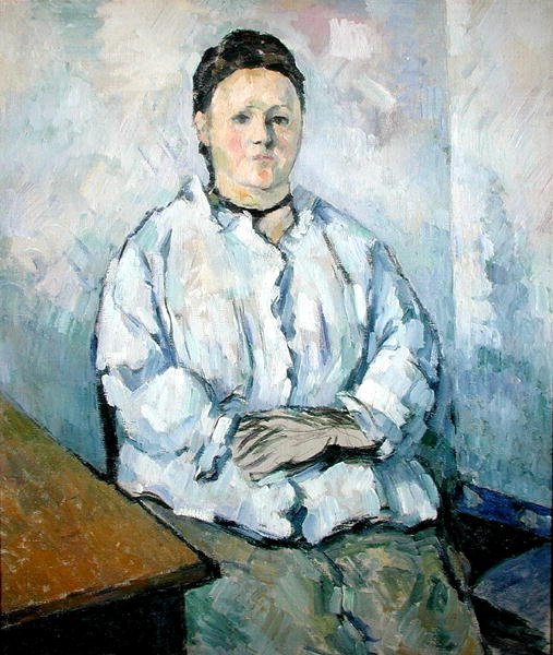 Madame Cezanne portréja, 1880-85 körül (olaj, vászon) alkotó: Paul Cézanne