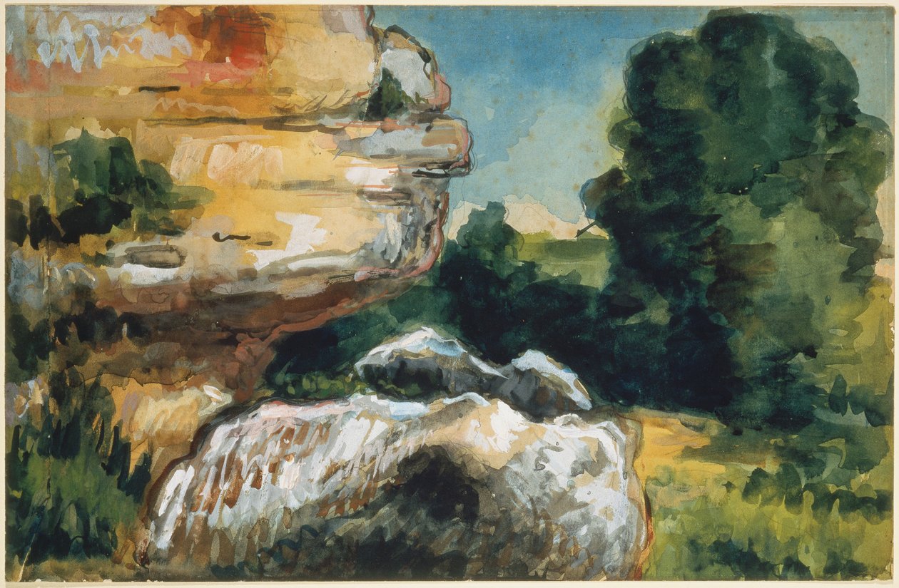 Sziklák alkotó: Paul Cézanne