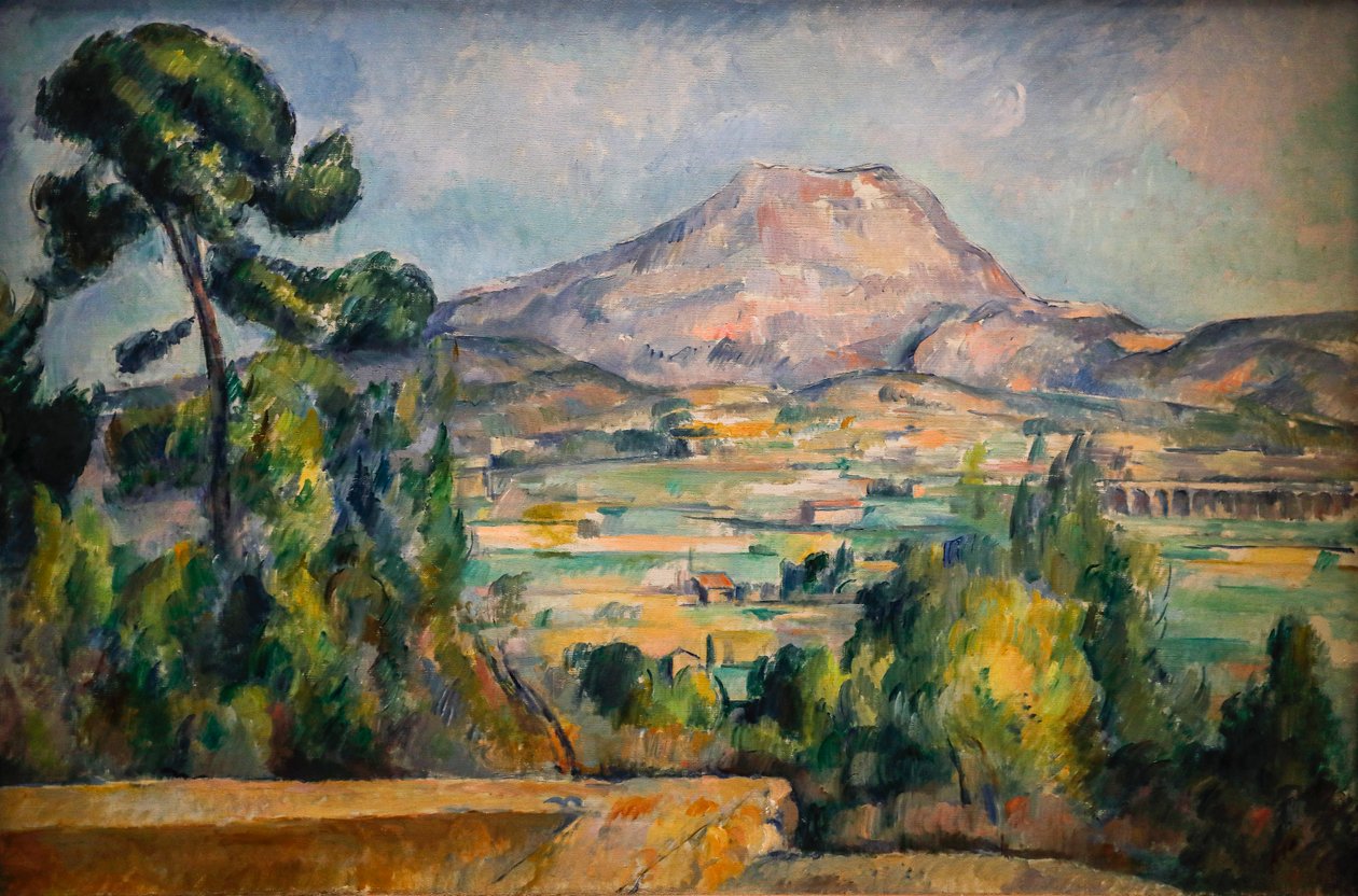 Sainte-Victoire-hegy 1890 (olaj, vászon) alkotó: Paul Cézanne