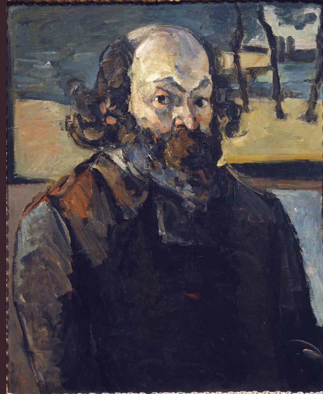 Önarckép - Olaj, vászon alkotó: Paul Cézanne