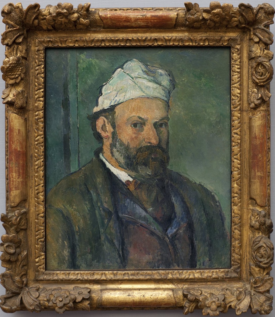 Önarckép. Paul Cezanne (1839-1906) festménye, olaj, vászon 1880 körül. Francia művészet alkotó: Paul Cézanne