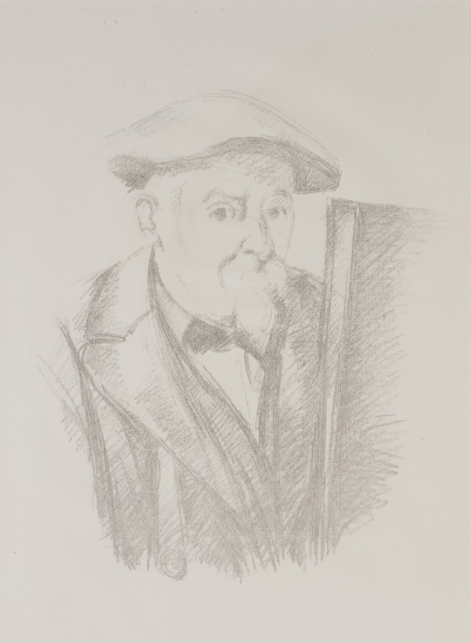 Önarckép a festőállvány előtt alkotó: Paul Cézanne