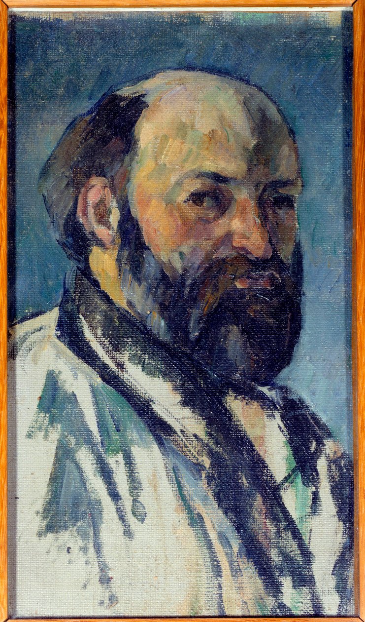 Paul Cezanne (1839-1906) önarcképfestménye 1877 V. 0,25x0,14 m Párizs, Musee d