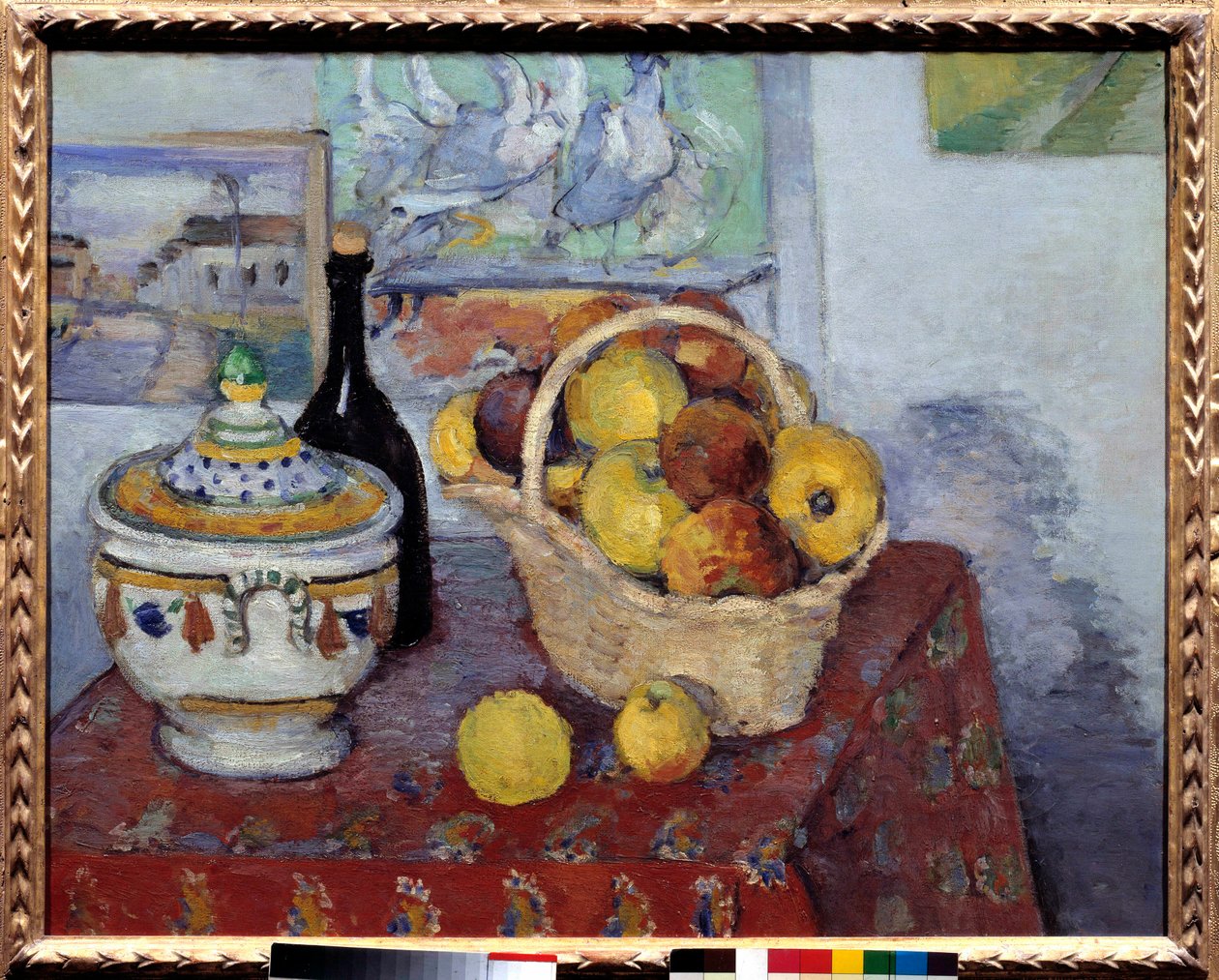 Csendélet a Soupiere-ben Paul Cezanne festménye alkotó: Paul Cézanne