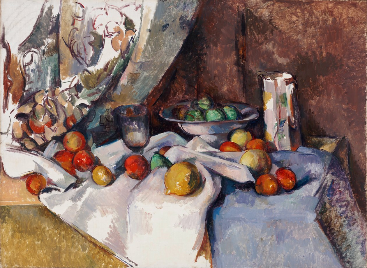 Csendélet almával alkotó: Paul Cézanne