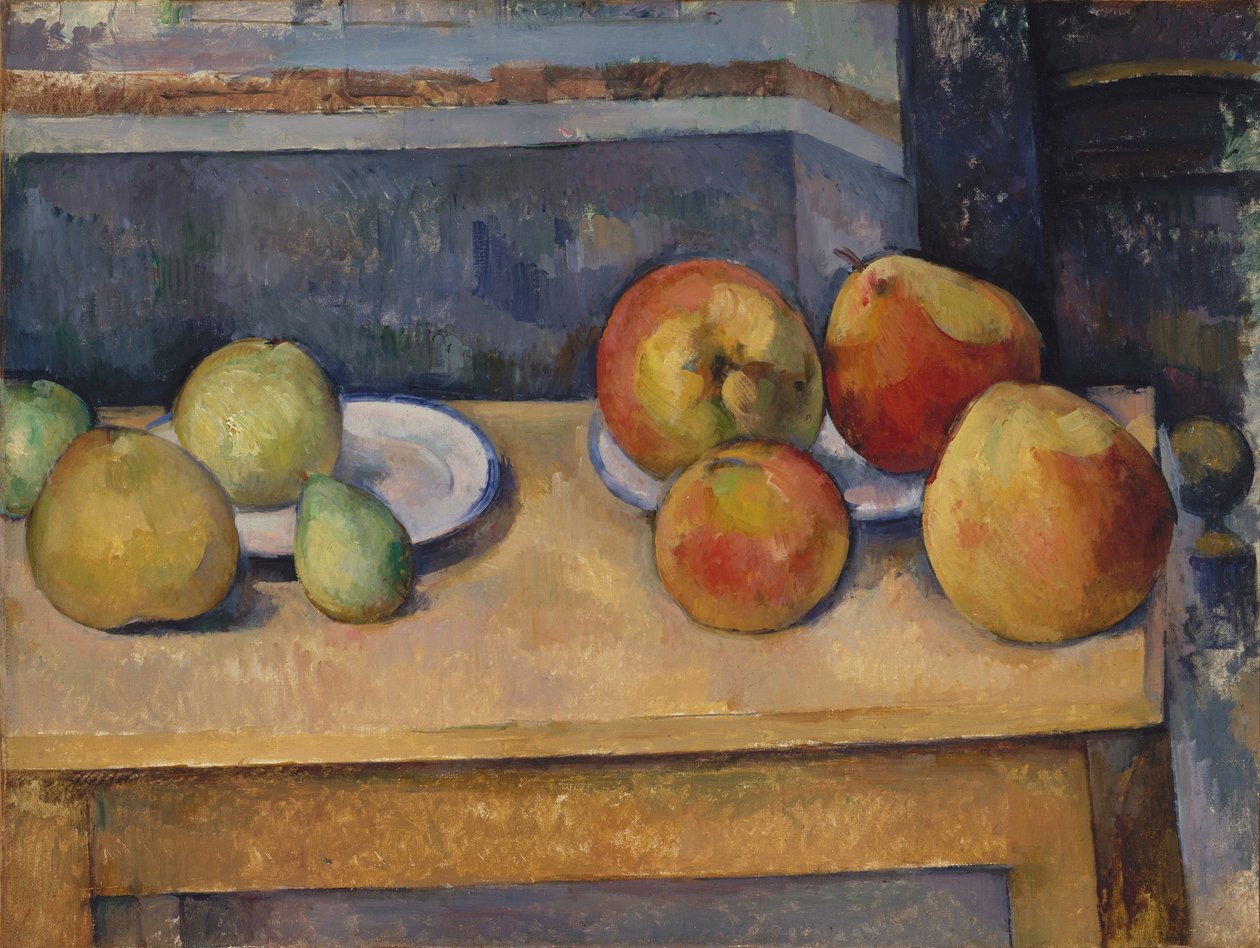 Csendélet almával és körtével, 1891–1892 körül (olaj, vászon) alkotó: Paul Cézanne
