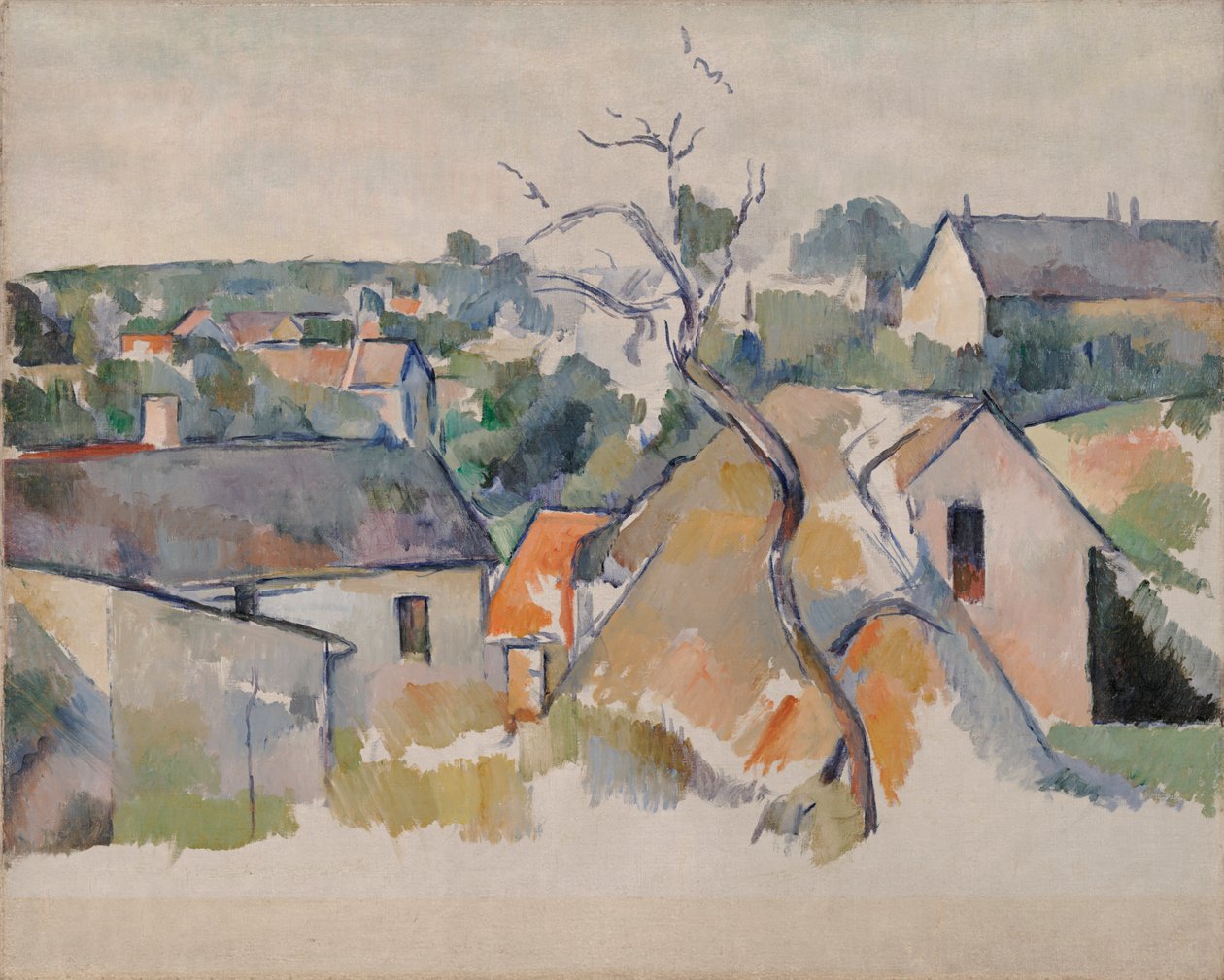 The Rooftops, 1898 körül (olaj, vászon) alkotó: Paul Cézanne