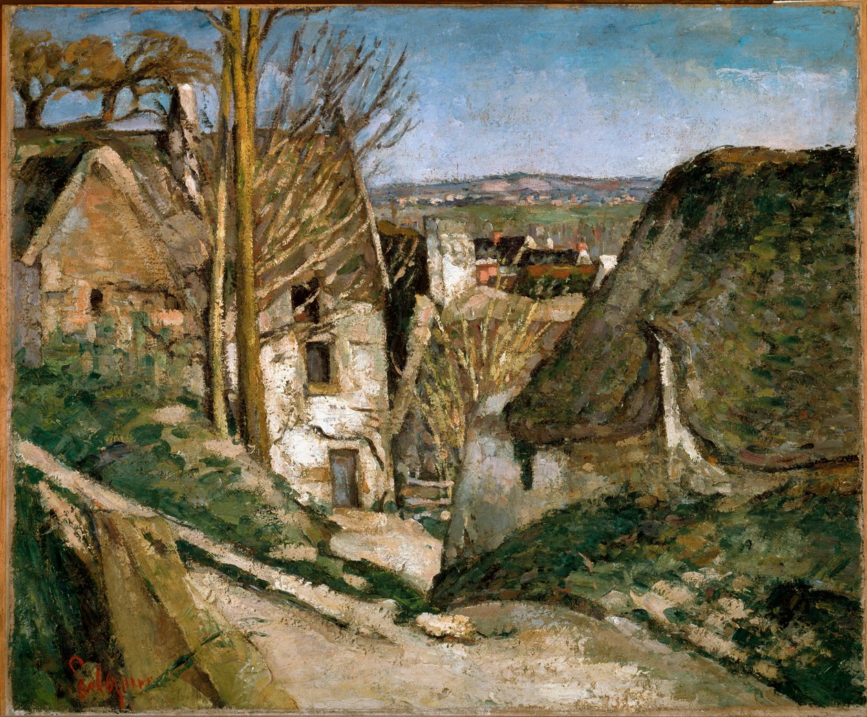 Az akasztott ember háza (olaj, vászon alkotó: Paul Cézanne