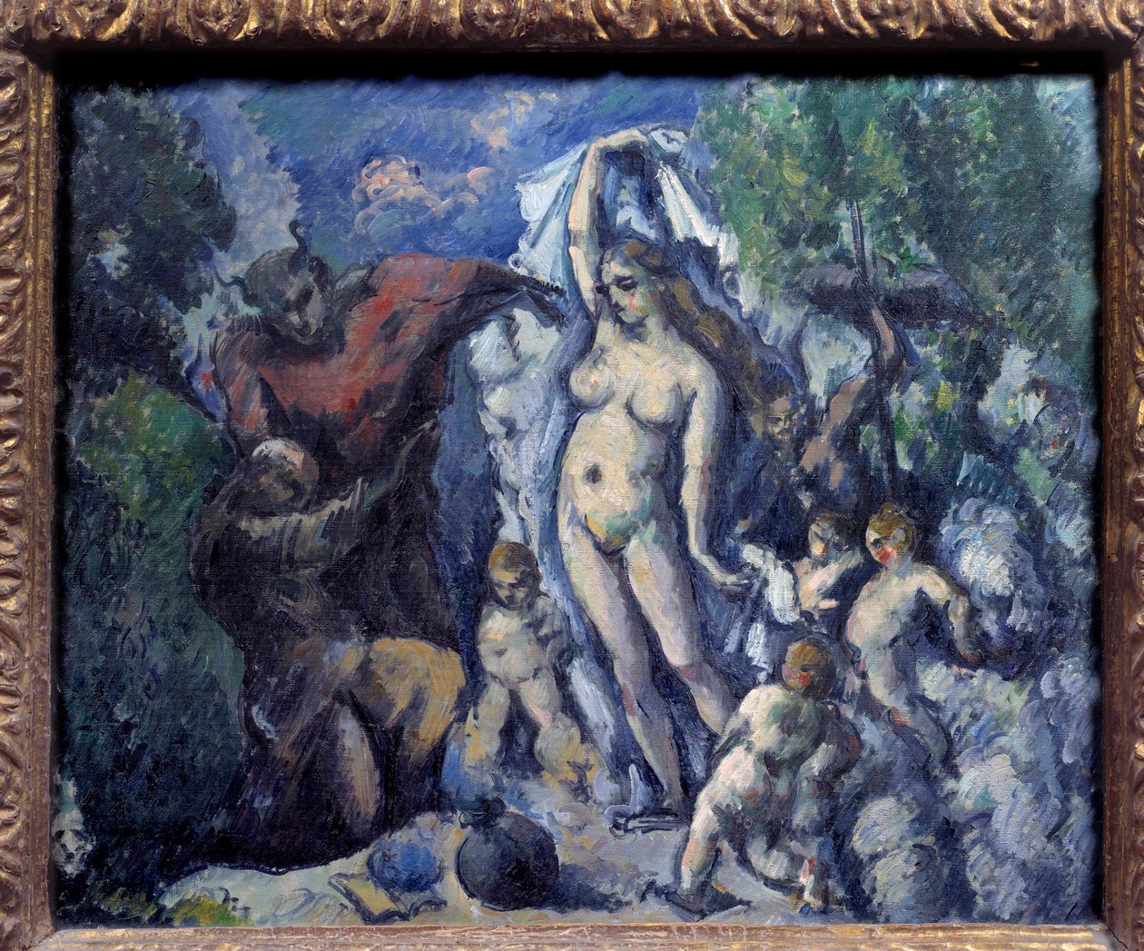 Szent Antal kísértése Remete Nagy Szent Antal (251-356) (vagy Remete Szent Antal vagy Apát Szent Antal) az Ördög kísértéseinek van kitéve a sivatagban. Paul Cezanne (1839-1906) festménye 1875 V. 0,47x0,56 m. Par alkotó: Paul Cézanne