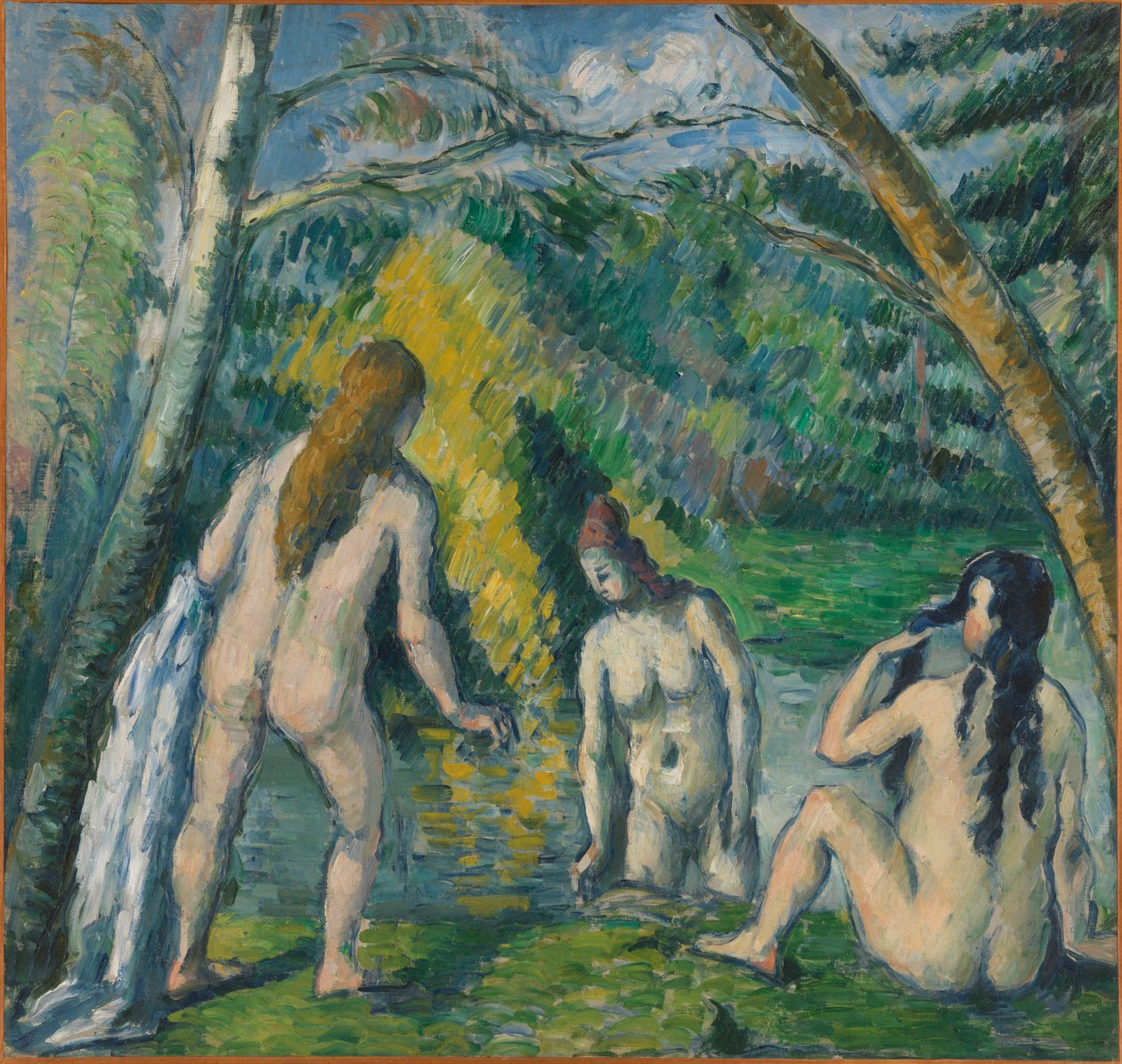Drei Badende alkotó: Paul Cézanne