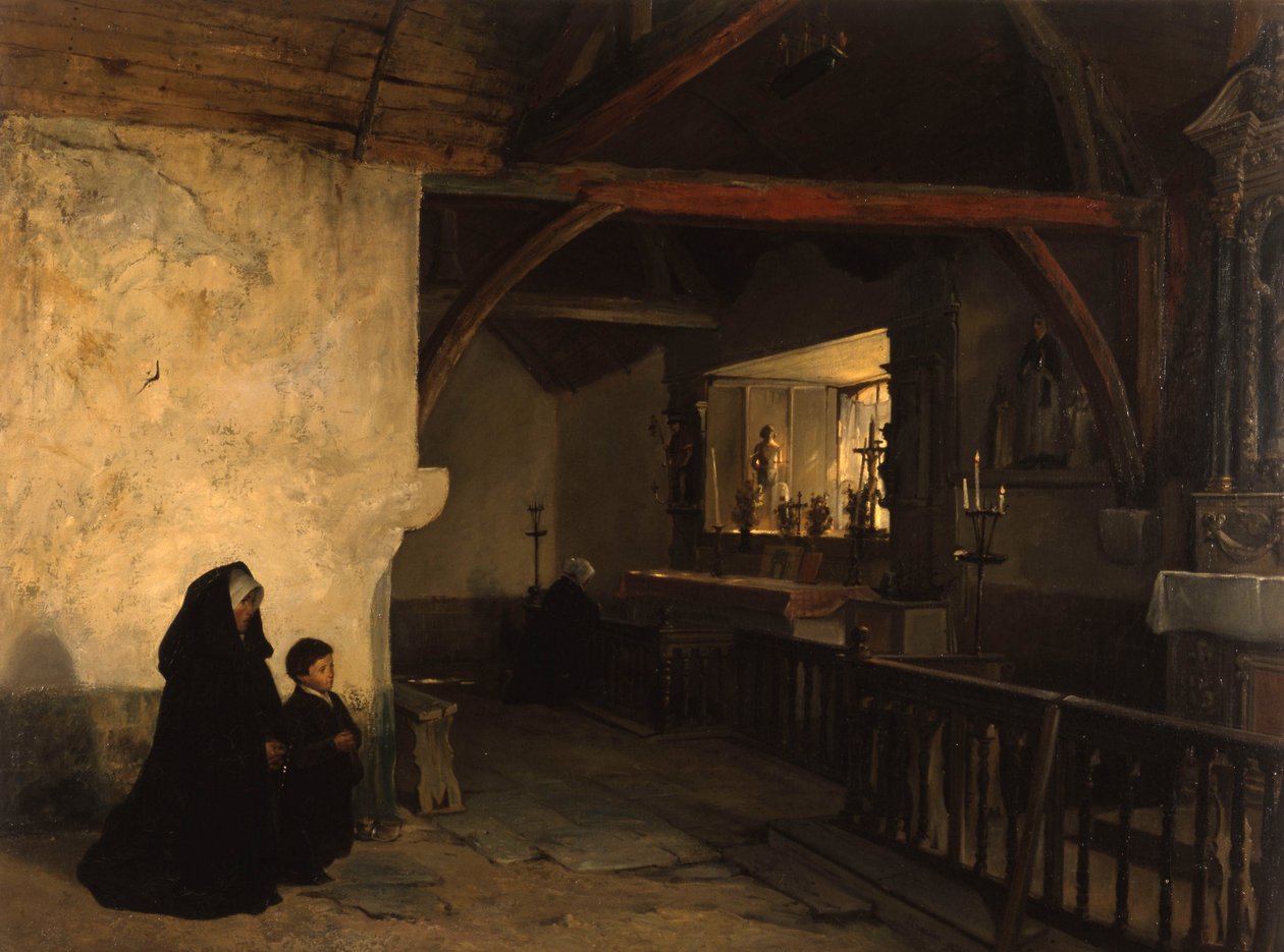 Halászkápolna Plouha közelében alkotó: Paul Chardin